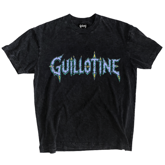 T-shirt oversize Ruin of Death, collab Guillotine x Rexaldiabolic