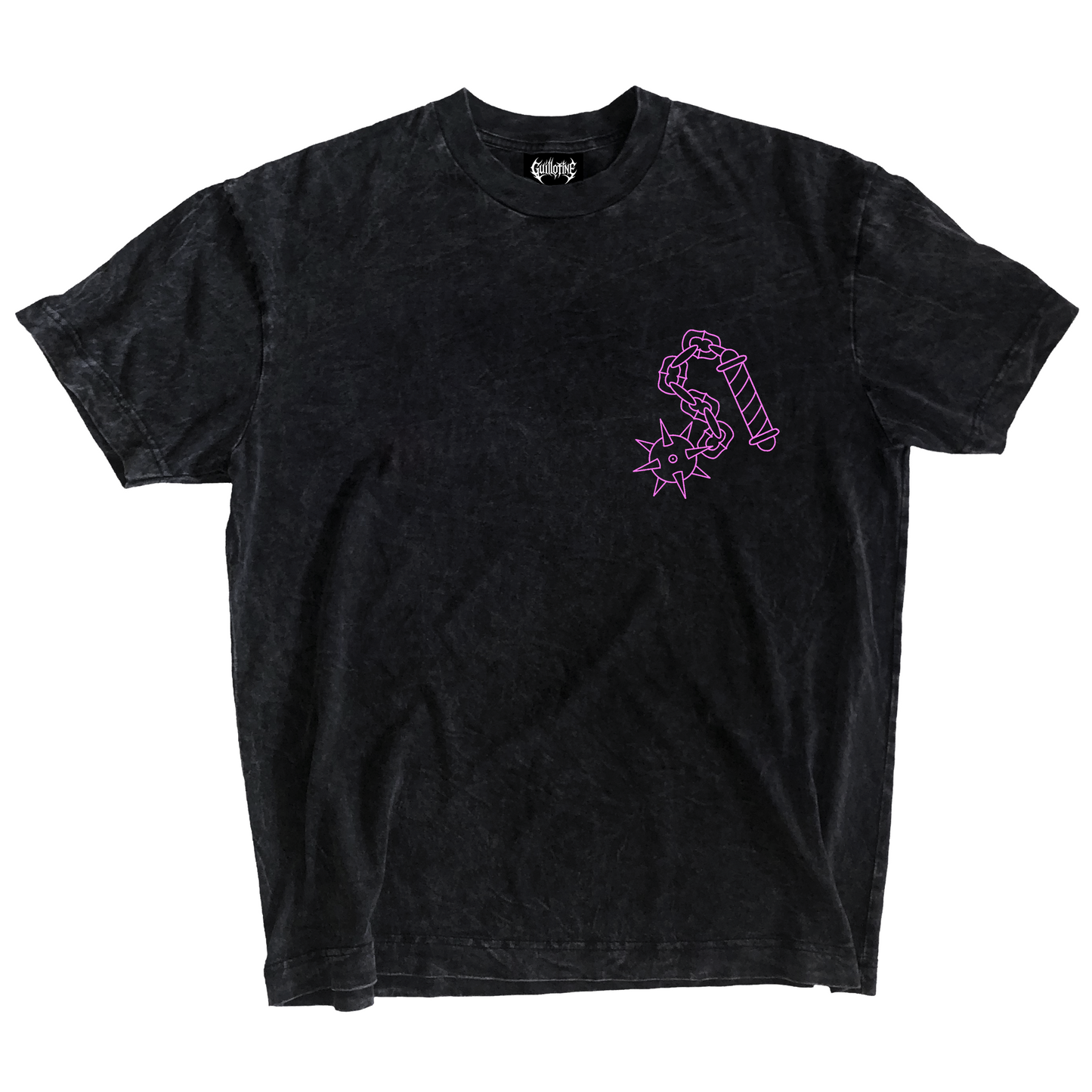 TSHIRTS LOGOS POCHE PINK MORNINGSTAR